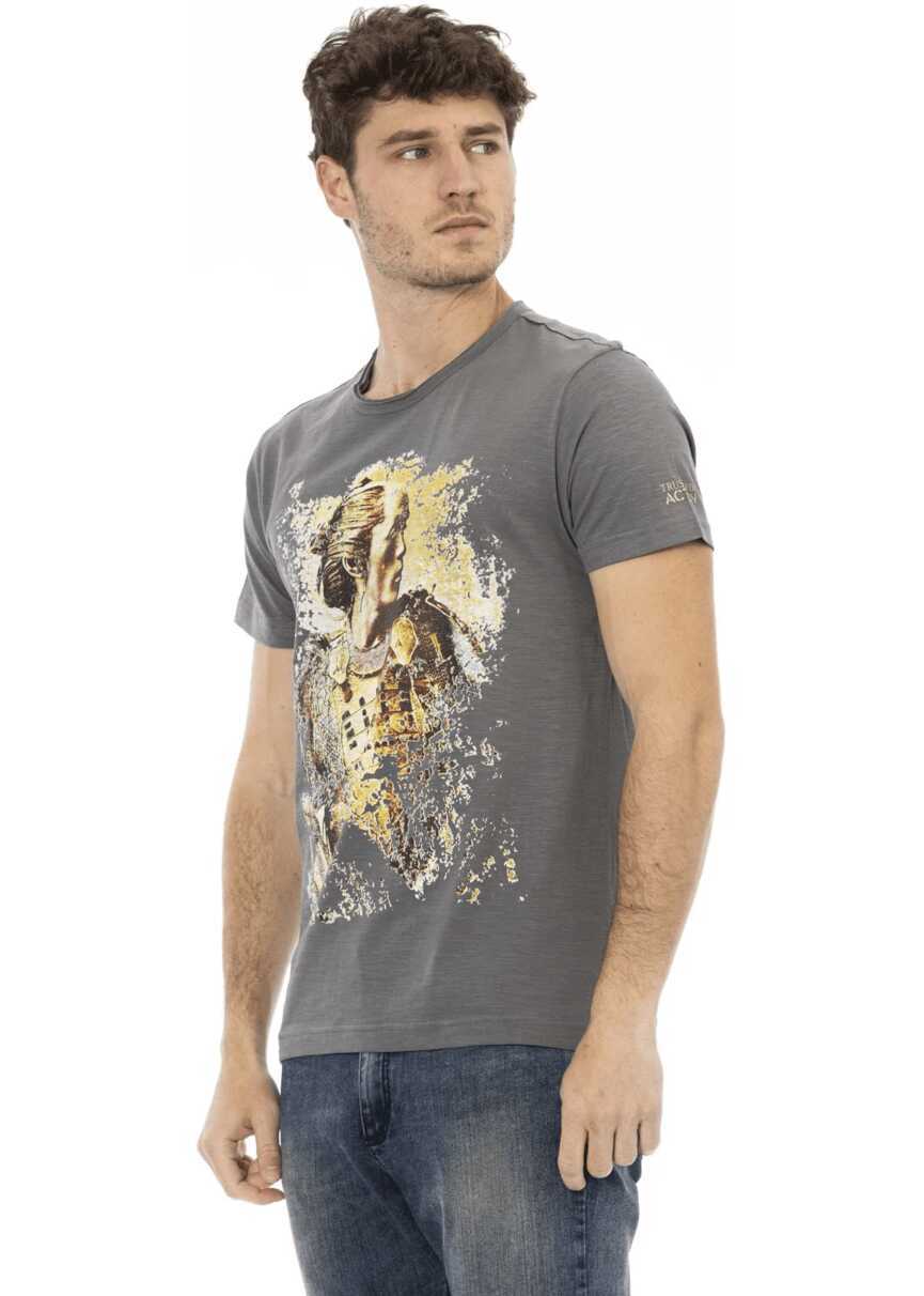 Tricouri Trussardi Tricou Gri Grey Barbati (BM 14681126) 2