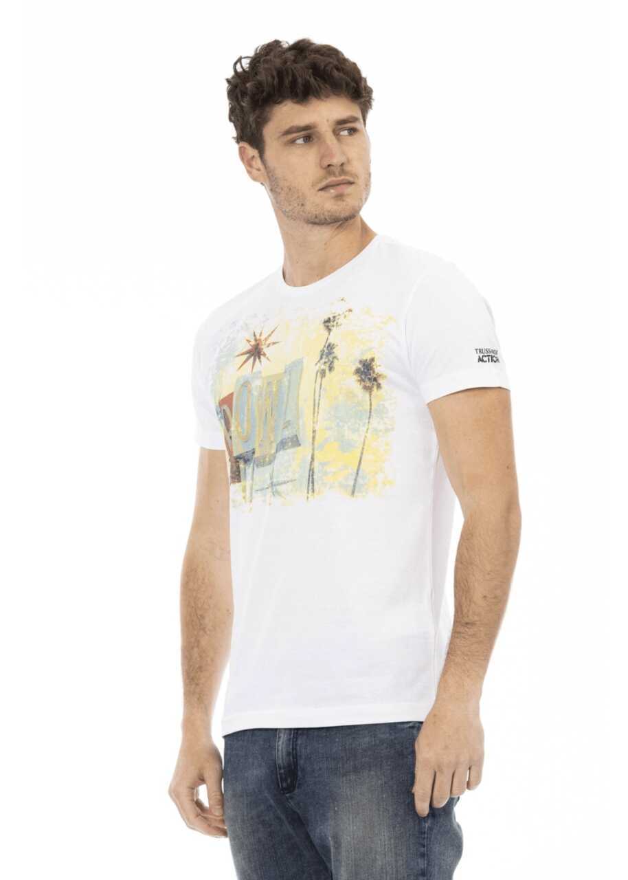 Tricouri Trussardi Tricou Alb White Barbati (BM 14681138) 2