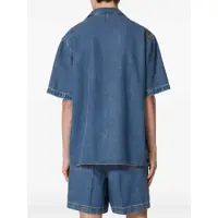 Camasi Valentino Garavani pentru Barbati - Camasi Valentino Garavani Shirt With Metallic V Detail BLUE Barbati (BM 14681252) - B-mall.ro