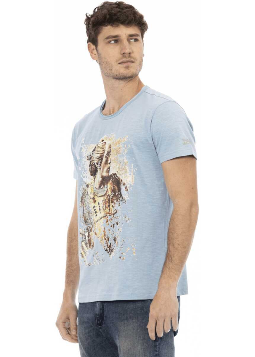 Tricouri Trussardi Tricou Albastru Blue Barbati (BM 14688929) 2