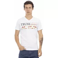 Tricouri Trussardi Tricou Alb