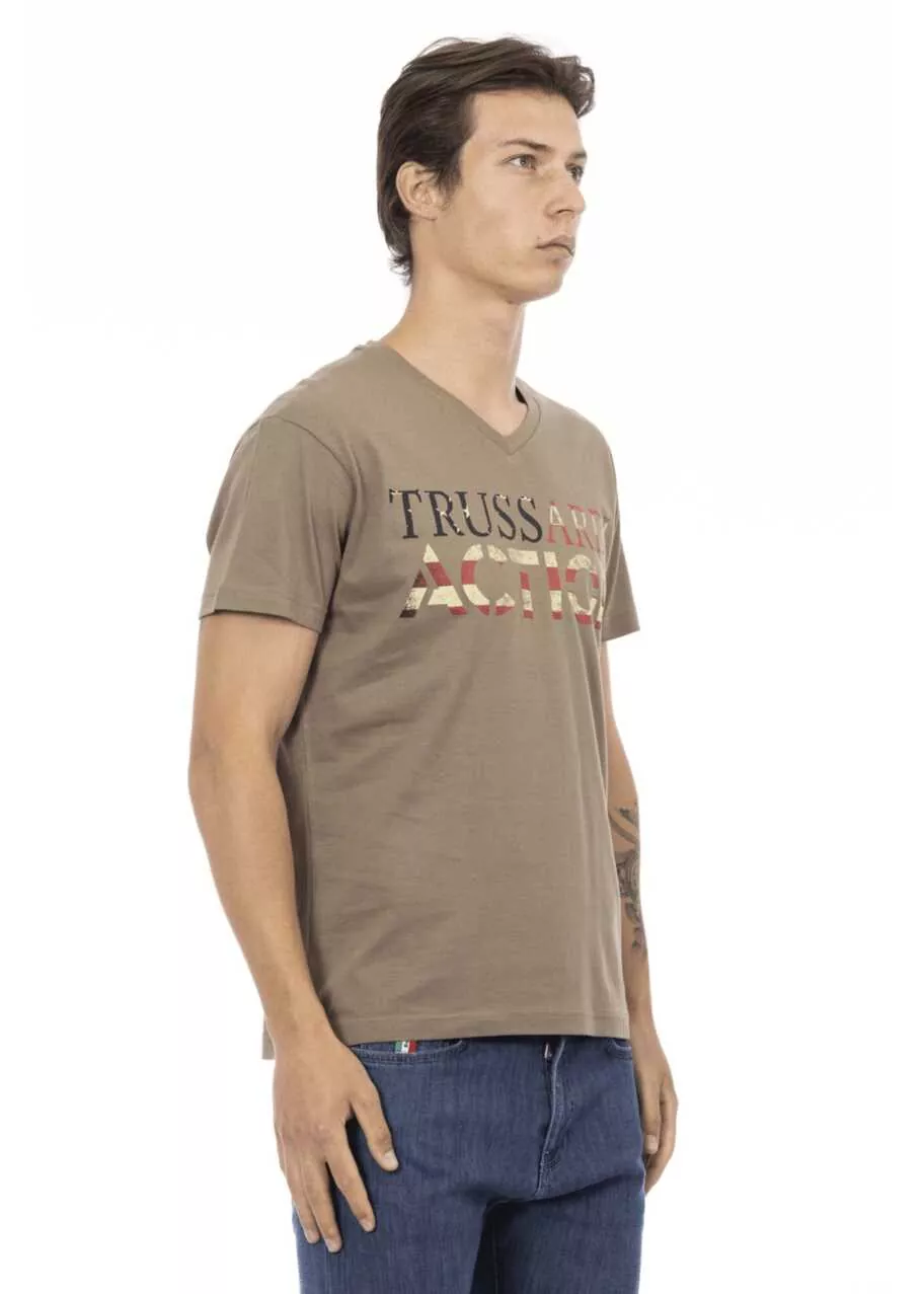 Tricouri Trussardi Tricou Maron Brown Barbati (BM 14688935) 2