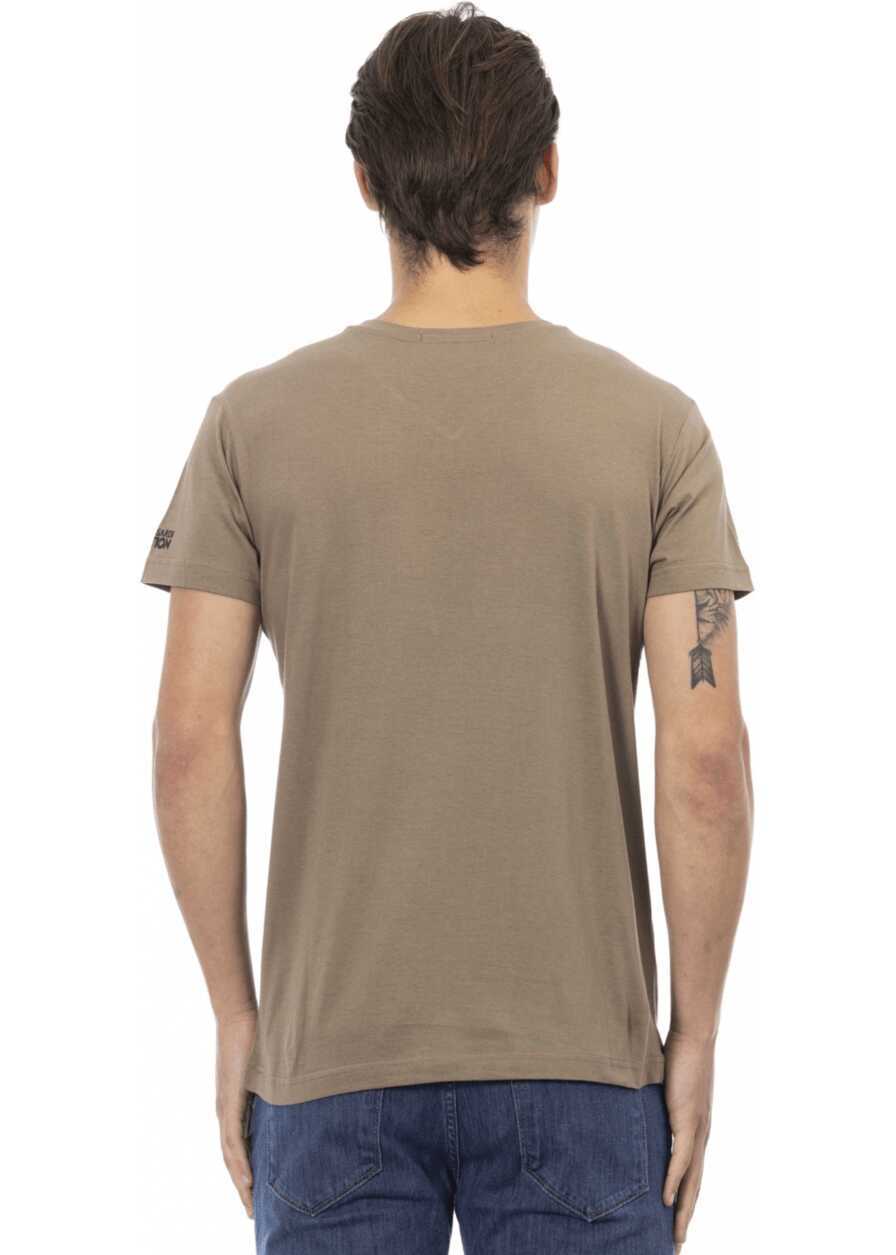 Tricouri Trussardi Tricou Maron Brown Barbati (BM 14688944) 3