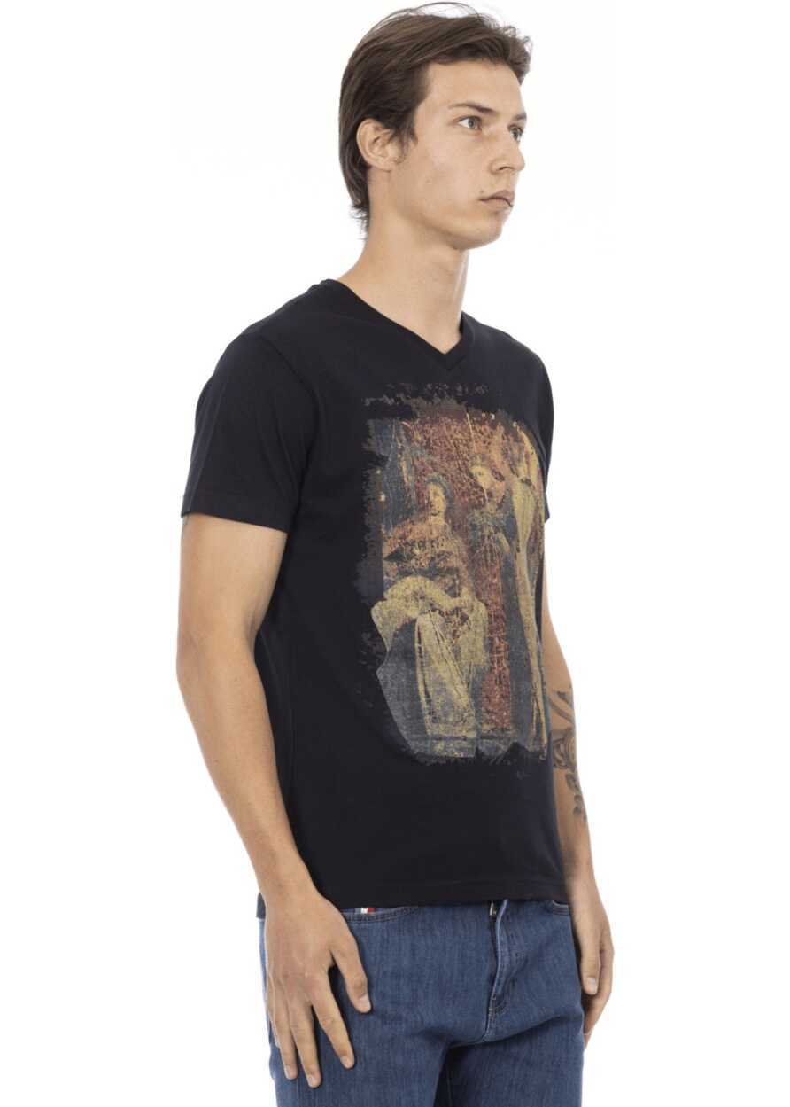 Tricouri Trussardi Tricou Negru Black Barbati (BM 14688947) 2