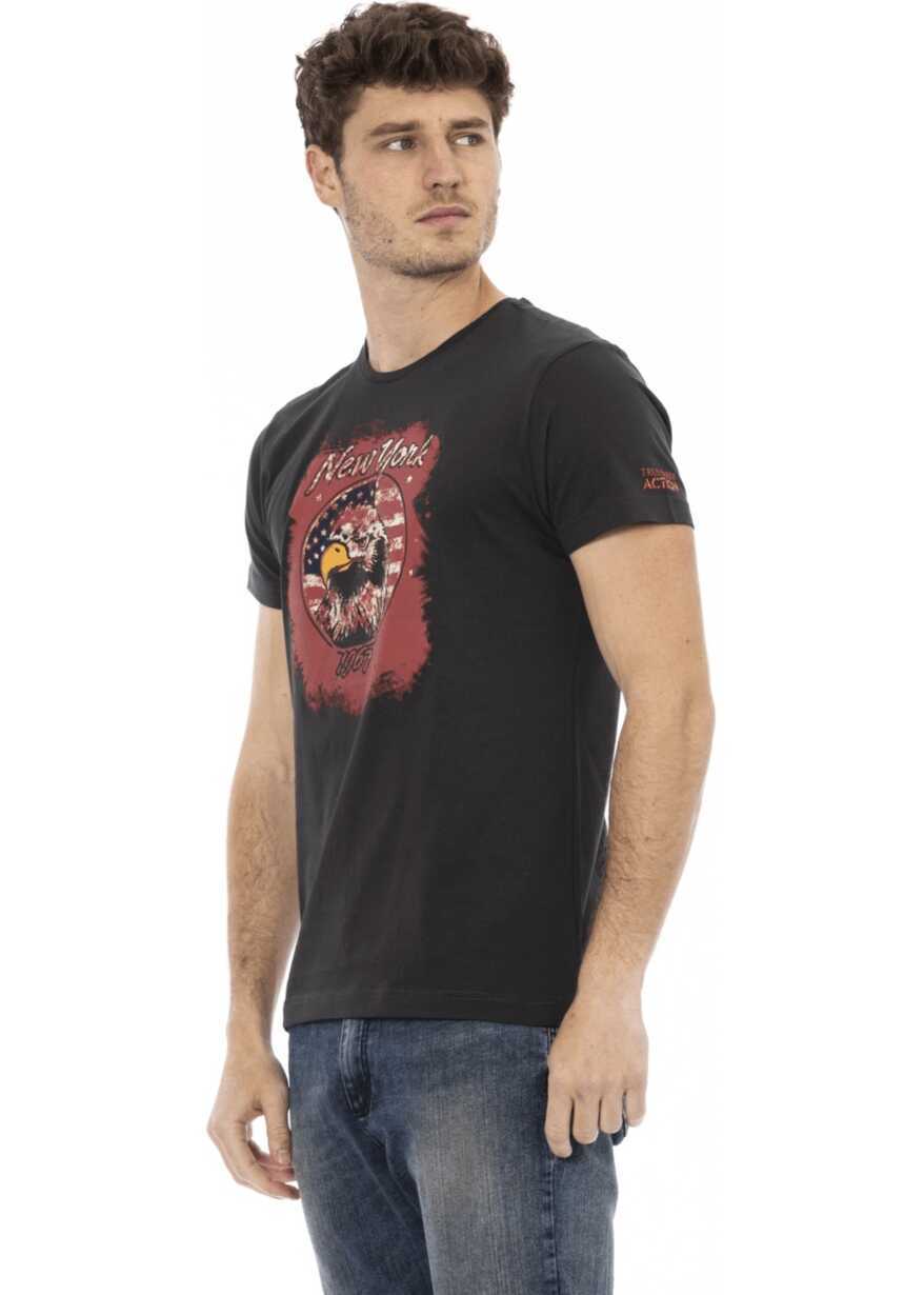 Tricouri Trussardi Tricou Negru Black Barbati (BM 14688965) 2