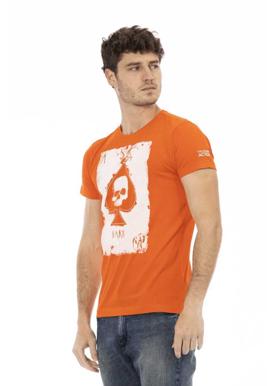 Tricouri Trussardi Tricou Portocaliu Orange Barbati (BM 14688983) 2