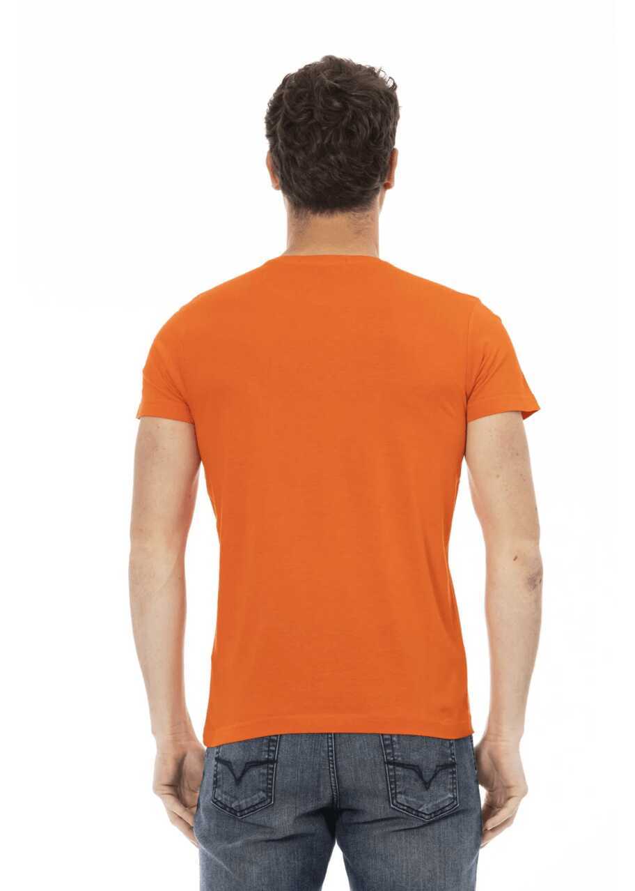 Tricouri Trussardi Tricou Portocaliu Orange Barbati (BM 14688983) 3