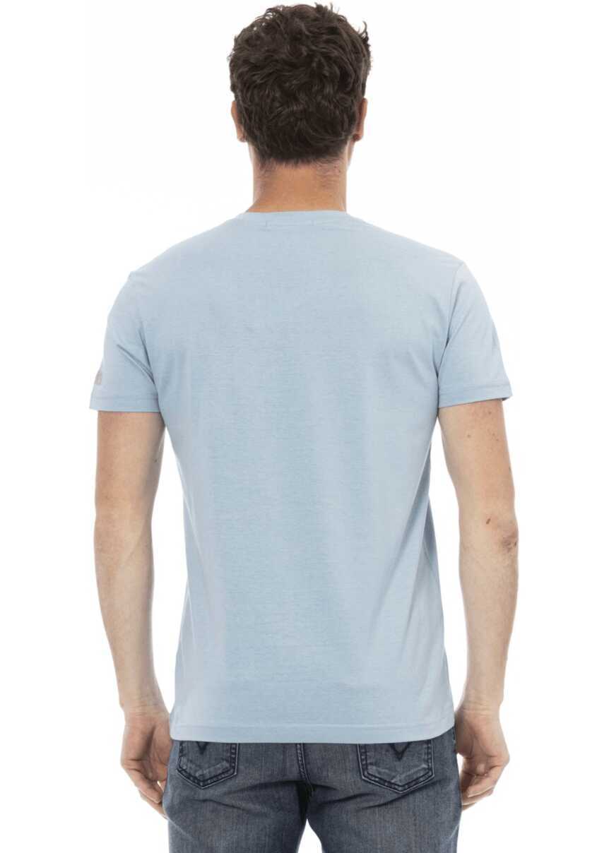 Tricouri Trussardi Tricou Albastru Blue Barbati (BM 14689028) 3