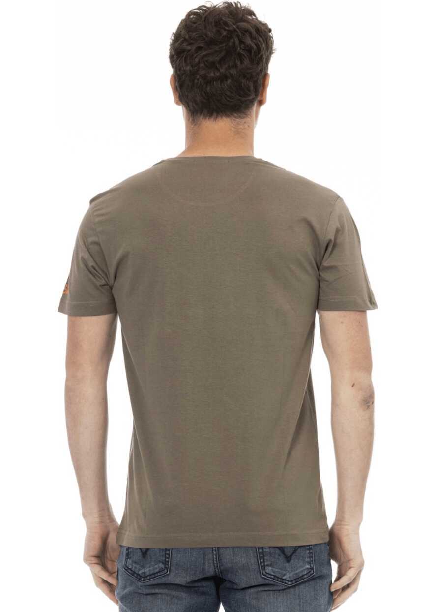 Tricouri Trussardi Tricou Maron Brown Barbati (BM 14689097) 3