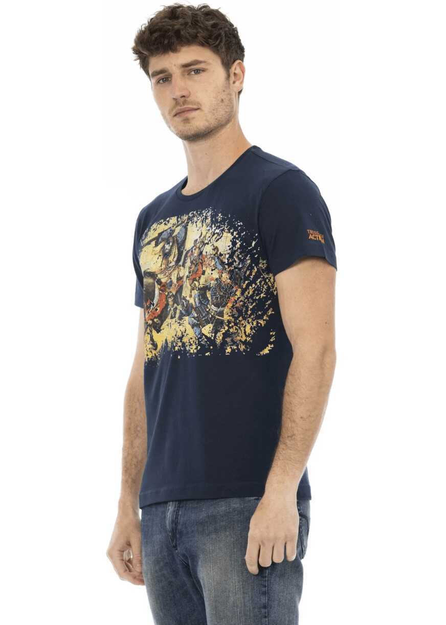 Tricouri Trussardi Tricou Albastru Blue Barbati (BM 14689205) 2