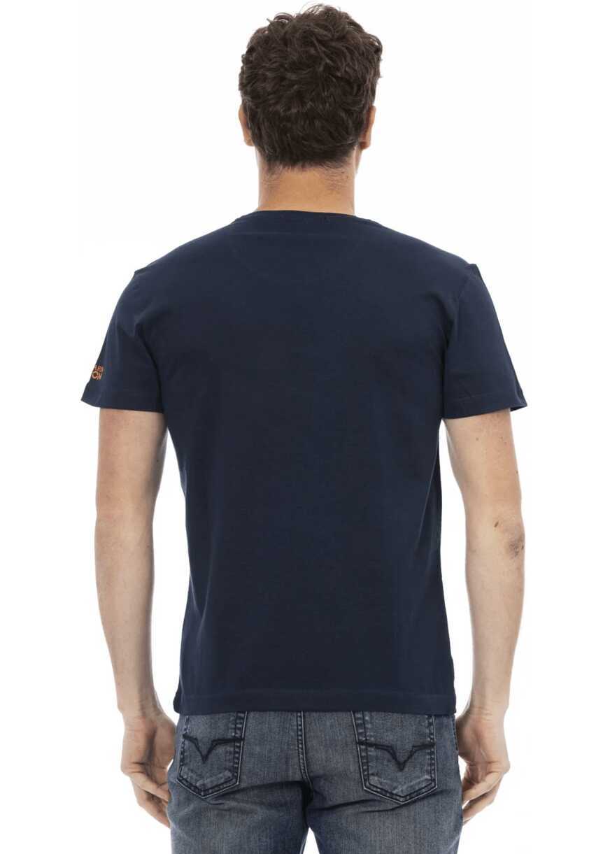 Tricouri Trussardi Tricou Albastru Blue Barbati (BM 14689205) 3