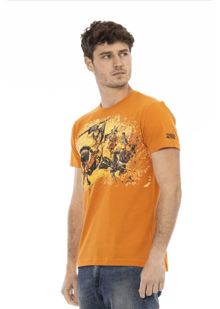 Tricouri Trussardi Tricou Portocaliu Orange Barbati (BM 14689208) 2