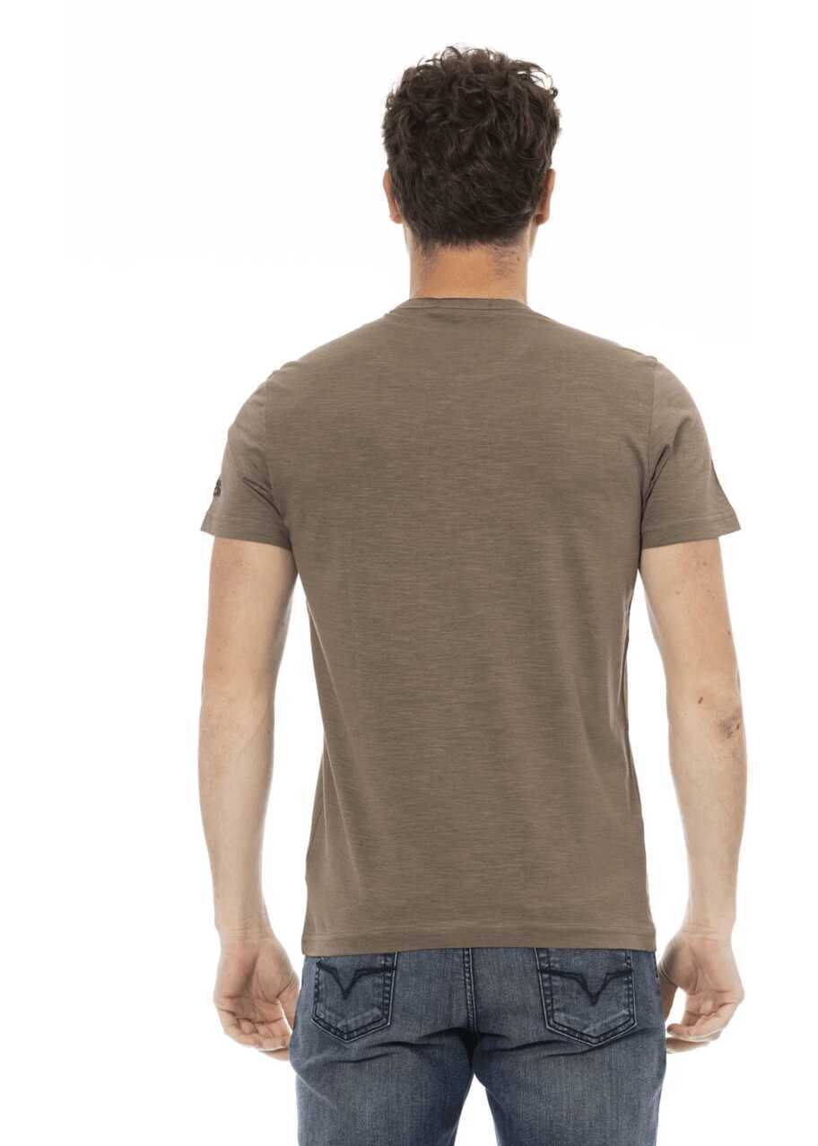 Tricouri Trussardi Tricou Maron Brown Barbati (BM 14689211) 3