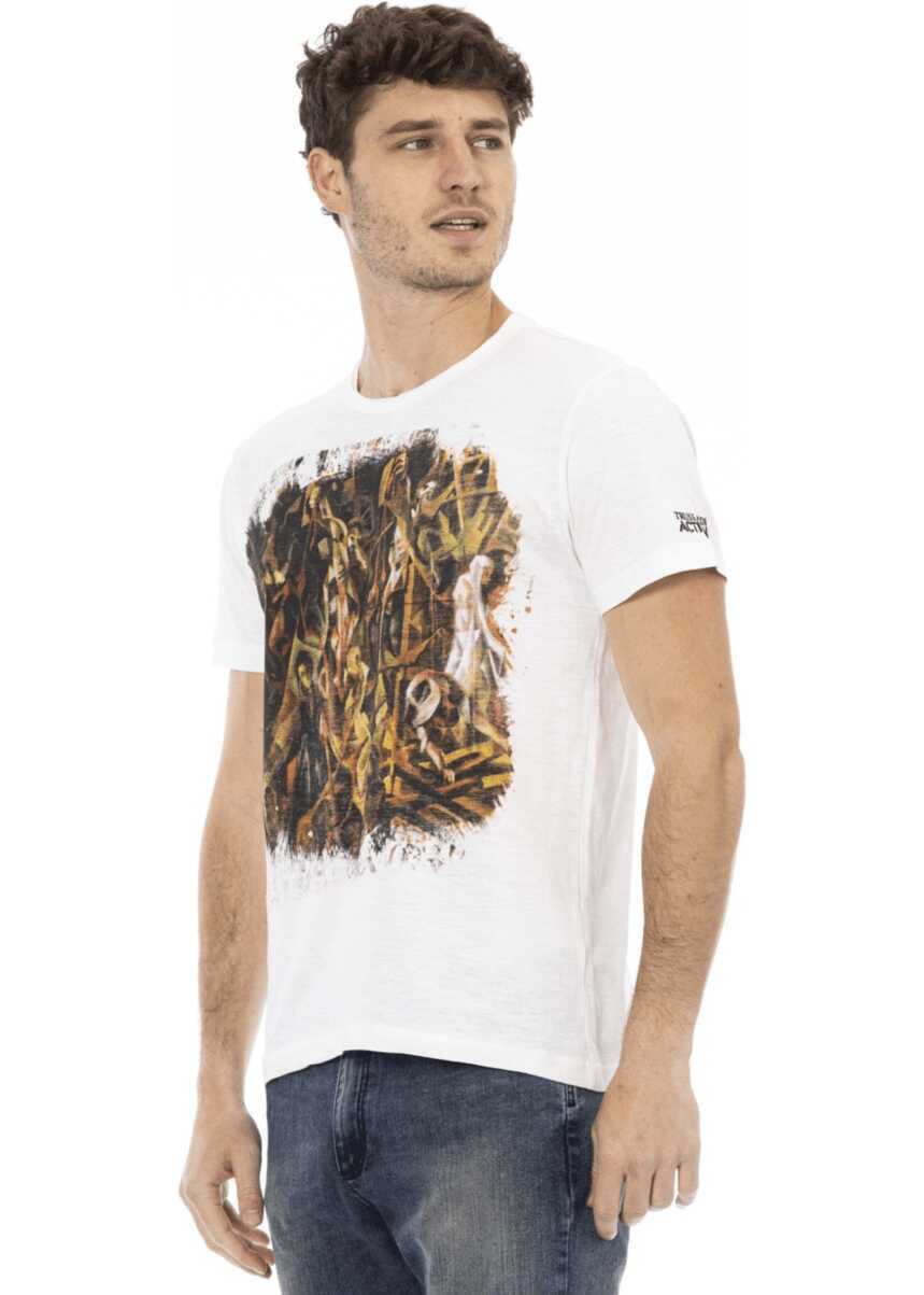 Tricouri Trussardi Tricou Alb White Barbati (BM 14689214) 2