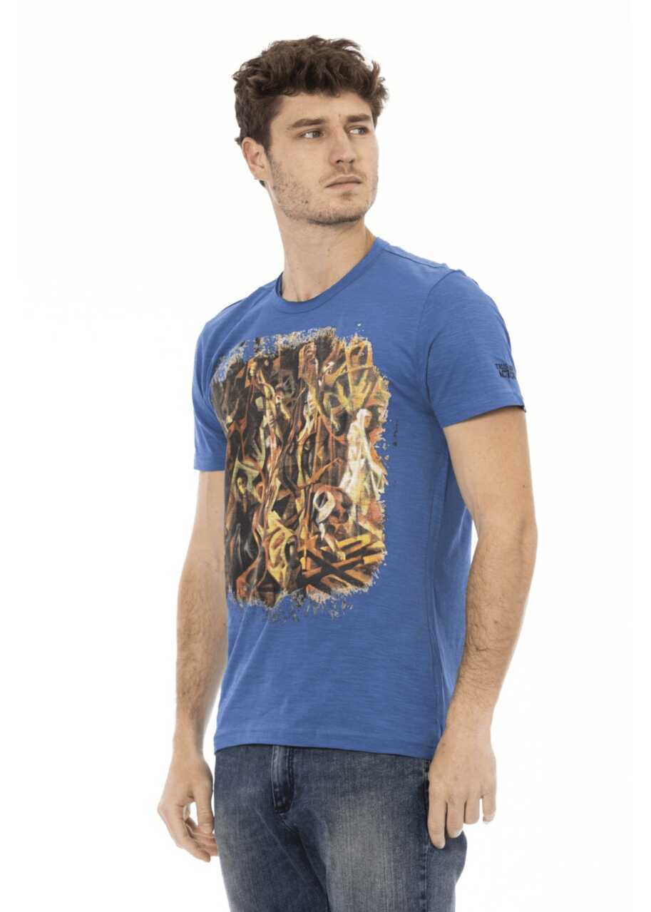 Tricouri Trussardi Tricou Albastru Blue Barbati (BM 14689220) 2