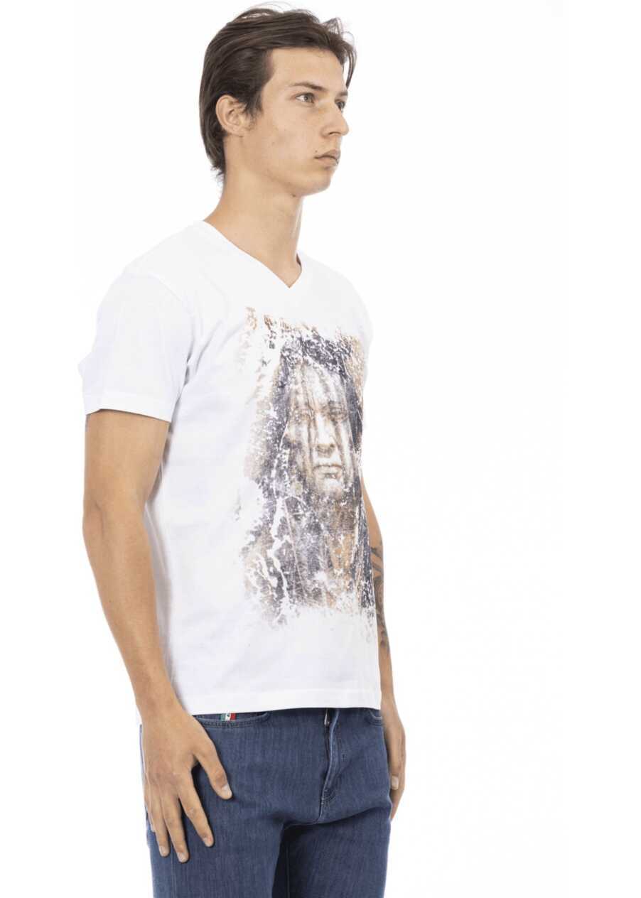 Tricouri Trussardi Tricou Alb White Barbati (BM 14689226) 2