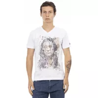 Tricouri Trussardi Tricou Alb