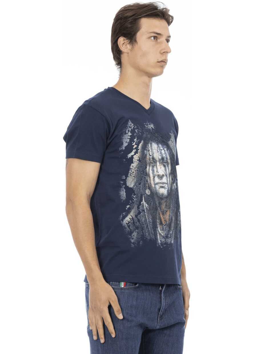 Tricouri Trussardi Tricou Bleumarin Navy Barbati (BM 14689232) 2