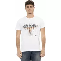 Tricouri Trussardi Tricou Alb