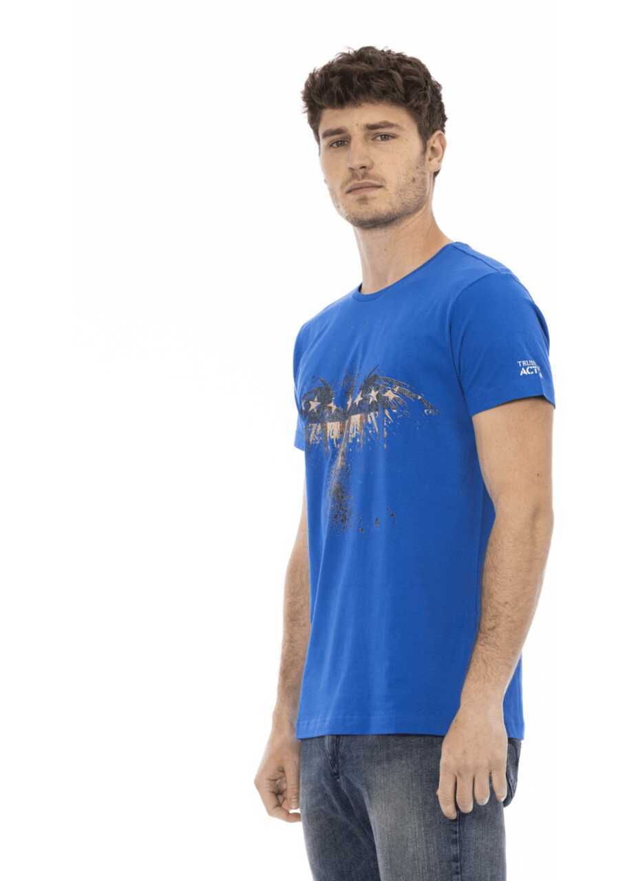 Tricouri Trussardi Tricou Albastru Blue Barbati (BM 14689250) 2
