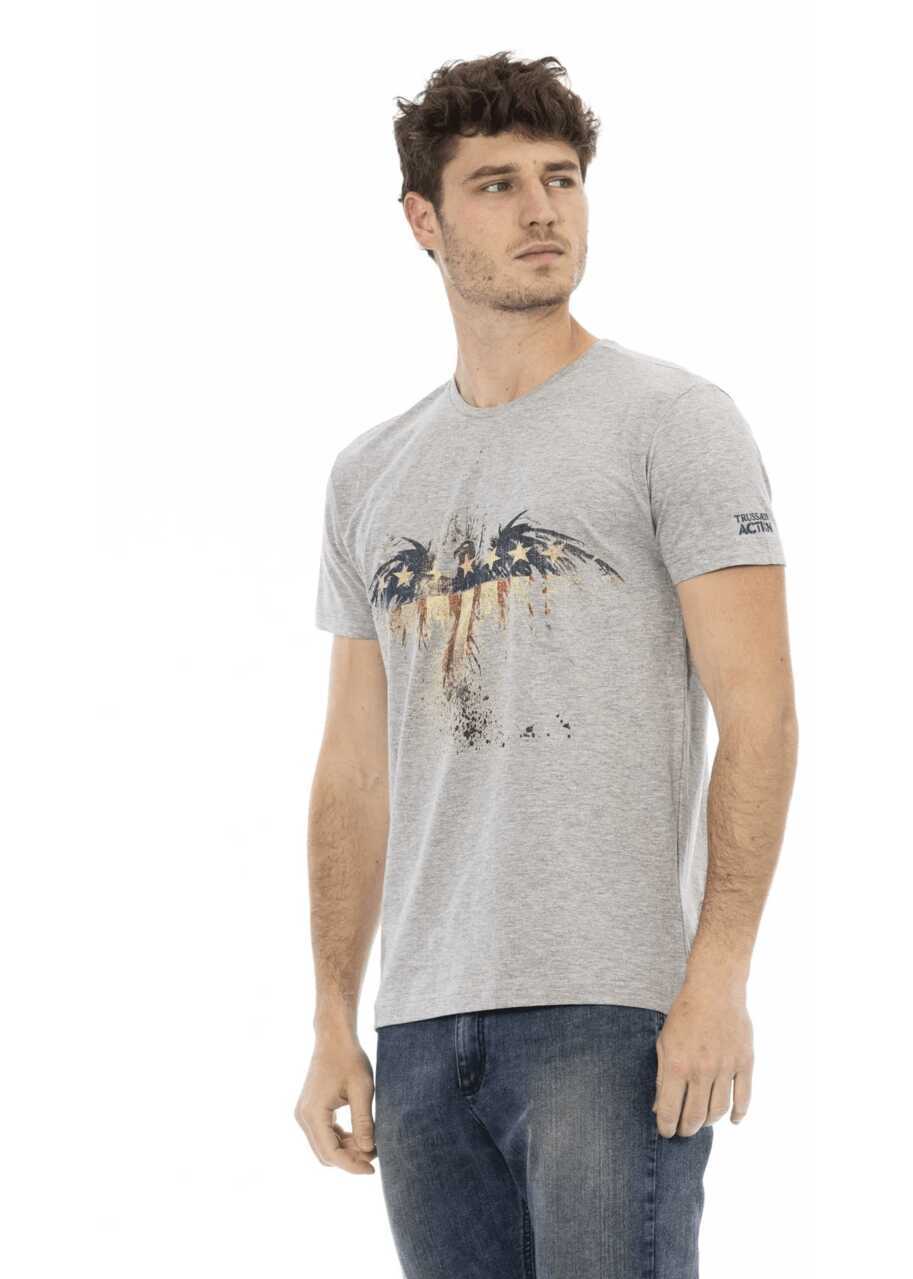 Tricouri Trussardi Tricou Gri Grey Barbati (BM 14689256) 2
