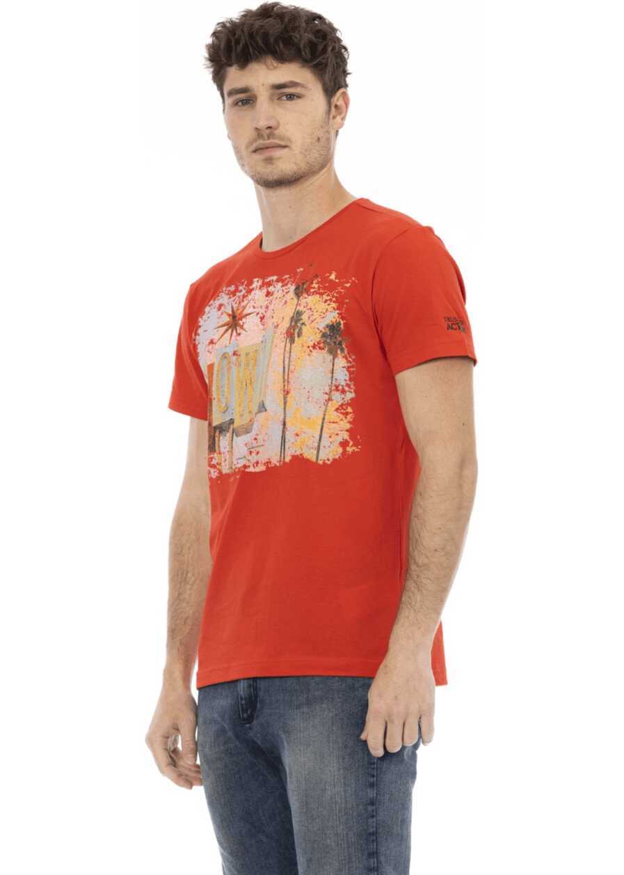 Tricouri Trussardi Tricou Rosu Red Barbati (BM 14689259) 2