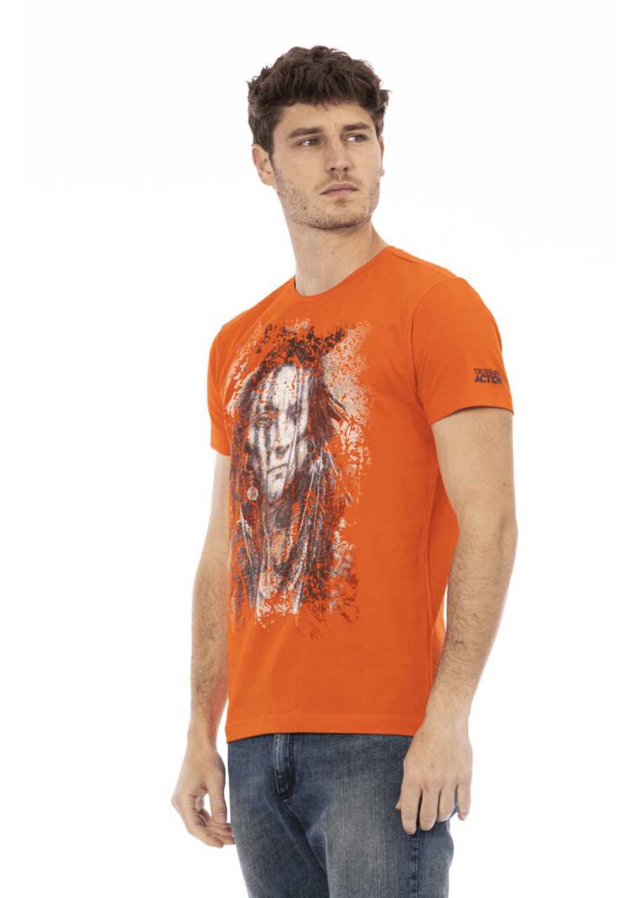 Tricouri Trussardi Tricou Portocaliu Orange Barbati (BM 14689262) 2
