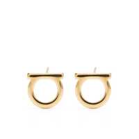 Cercei Gold-Colored Gancini Earrings In Brass Woman Femei