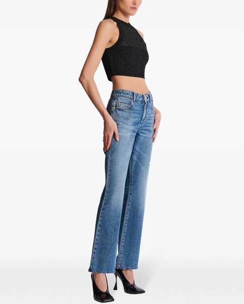 Bluze Balmain Pb Labyrinth Knit Top BLACK Femei (BM 14694866) 3