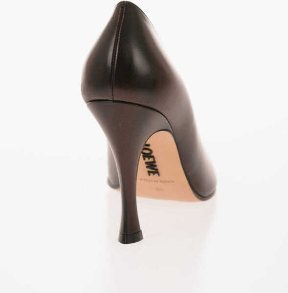 Pantofi stiletto Loewe Leather Pumps With Curved Heel Brown Femei (BM 14695226) 2