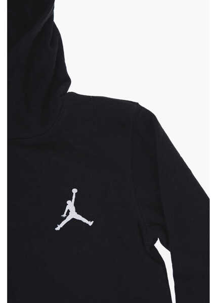 Bluze de trening Nike Air Jordan Solid Color Hoodie With Embroidered Logo Black Baieti (BM 14695502) 2