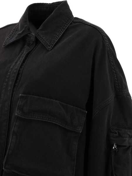 Geci THE ATTICO The Attico Fern Denim Jacket Black Femei (BM 14696258) 3