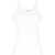 Off-White Ribbed Stretch Cotton Meteor Tank Top White