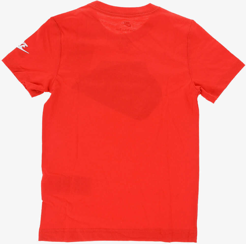 Tricouri Nike Logo Printed Crew-Neck T-Shirt Red Baieti (BM 14700095) 3