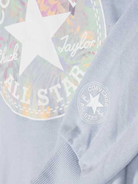 Bluze de trening Converse All Star Chuck Taylor Solid Color Hoodie With Maxi Printed L Blue Baieti (BM 14700101) 3