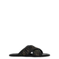 Sandale Fendi Logo Slides Barbati