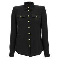 Camasi Balmain Logo Button Shirt Femei