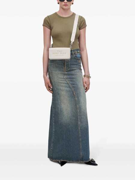 Genti de umar Marc Jacobs Marc Jacobs White The Leather Mini Crossbody Bag WHITE Femei (BM 14721707) 2