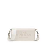 Genti de umar Marc Jacobs White 'The Leather Mini' Crossbody Bag Femei