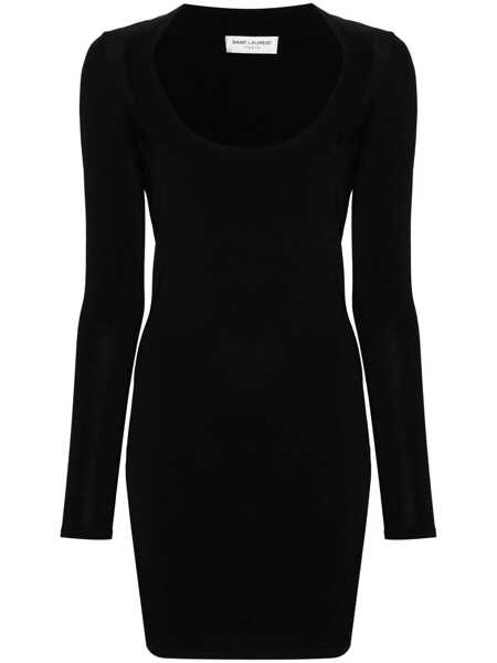 Rochii Saint Laurent Saint Laurent Dress Black Femei (BM 14724107) 1