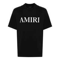 Tricouri Amiri Cotton T-Shirt With Front Logo Print Barbati
