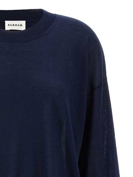 Pulovere P.A.R.O.S.H. P.A.R.O.S.H. Crew-Neck Sweater BLUE Femei (BM 14726891) 3