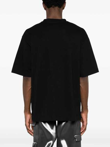Tricouri Off-White Big Bookish Skate T-Shirt BLACK WHITE Barbati (BM 14744029) 4