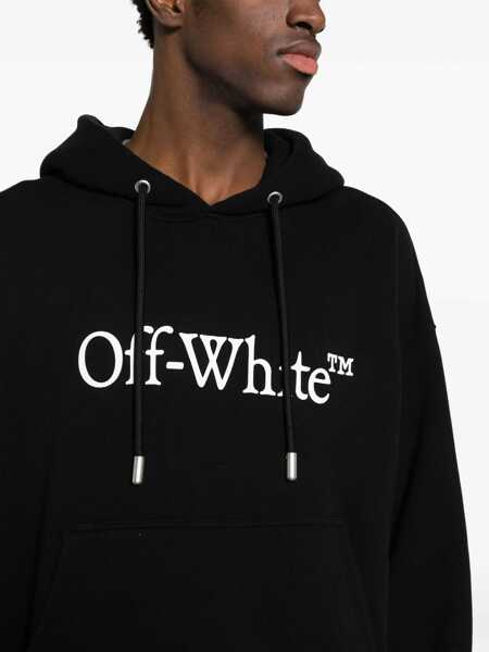 Bluze de trening Off-White Big Bookish Skate Hoodie BLACK WHITE Barbati (BM 14744035) 5
