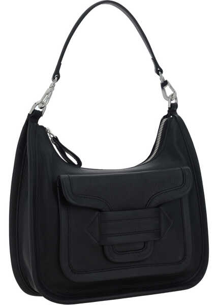 Genti de umar PIERRE HARDY Alpha Day Miss Shoulder Bag SUEDE CALF LAMB BLACK Femei (BM 14754745) 2