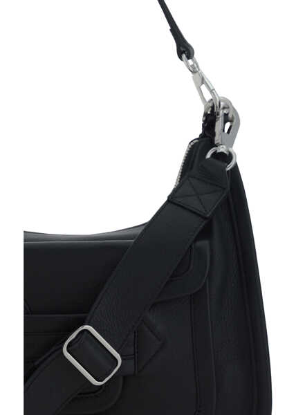 Genti de umar PIERRE HARDY Alpha Day Miss Shoulder Bag SUEDE CALF LAMB BLACK Femei (BM 14754745) 4