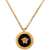 Versace Necklace with pendant BLACK-TRIBUTE GOLD