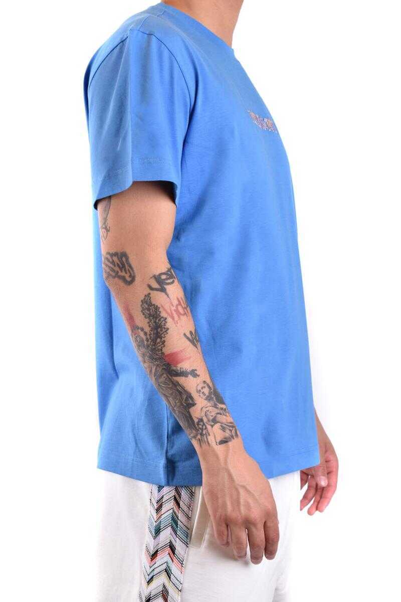 Topuri MISSONI BEACHWEAR Missoni T-Shirts BLUE Barbati (BM 14771782) 3