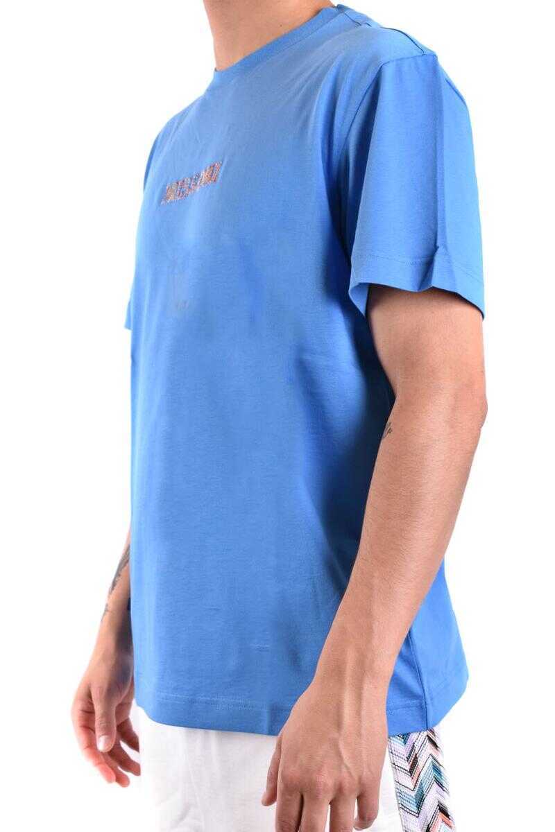 Topuri MISSONI BEACHWEAR Missoni T-Shirts BLUE Barbati (BM 14771782) 4