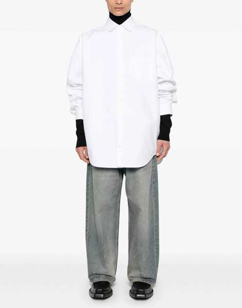 Camasi Balenciaga Outerwear Shirt WHITE Femei (BM 14772745) 2